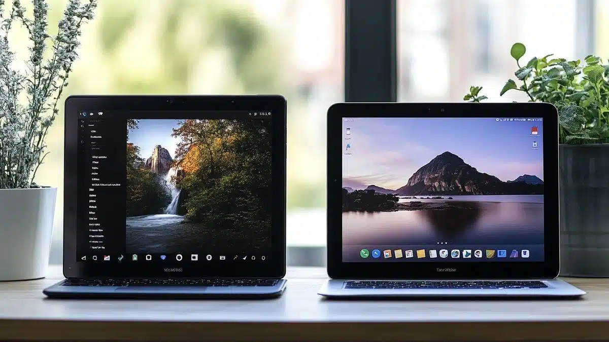 Comparaison des fonctionnalités Linux sur Android et Chrome OS